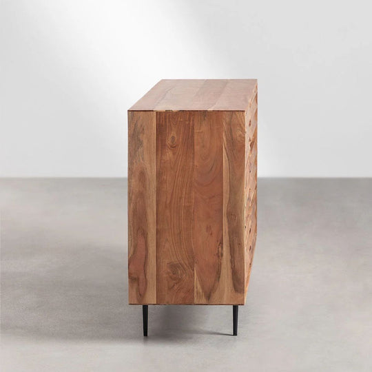 SKLUM- Commode à tiroirs en bois d'acacia Petter