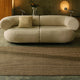 Tapis TOM DIXON Line 200x300cm réversible noir et marron