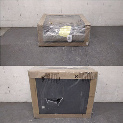 Fauteuil DRAWER en velours - BRONCO