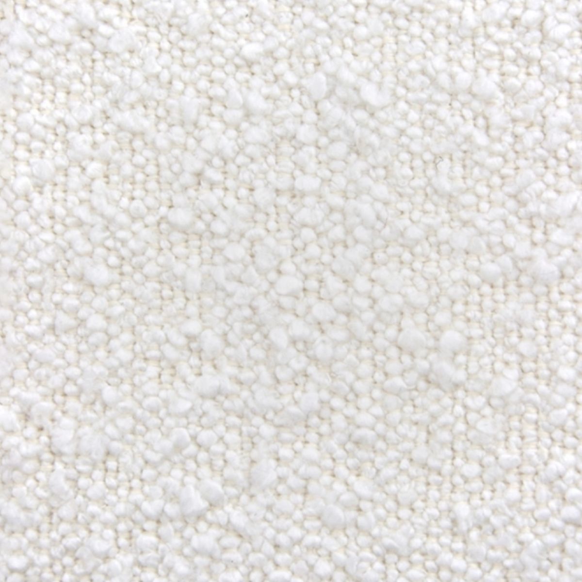 Sommier à lattes en laine bouclée blanche BIANCA