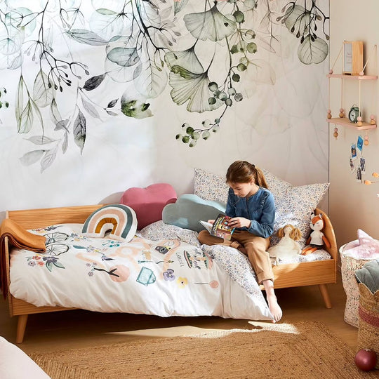Lit banquette enfant VERTBAUDET Confetti marron