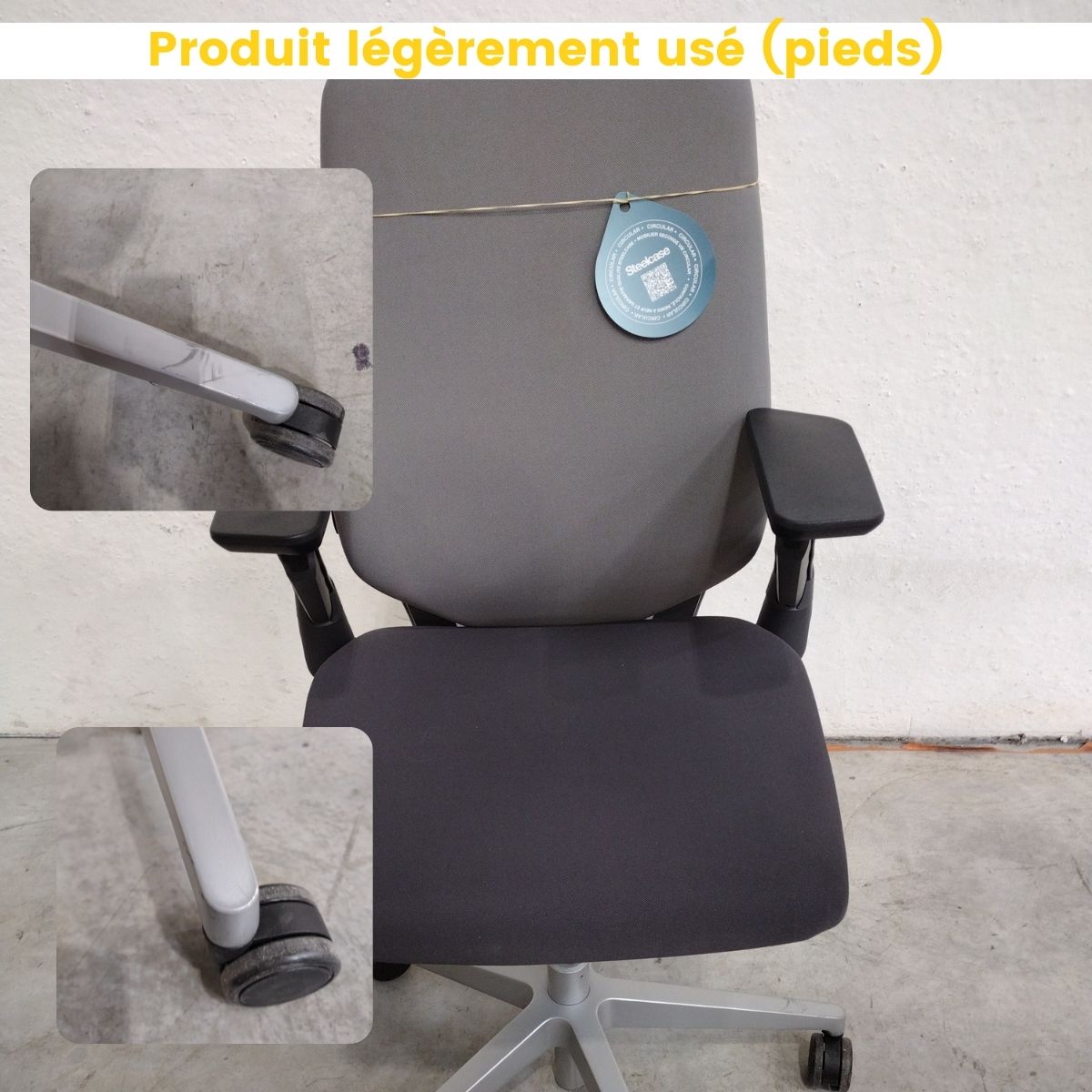 Fauteuil de bureau Steelcase Gesture reconditionné