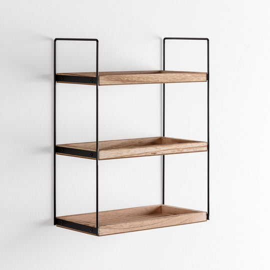 Étagère en bois à 3 niveaux