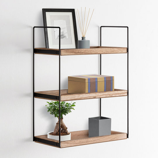 Étagère en bois à 3 niveaux