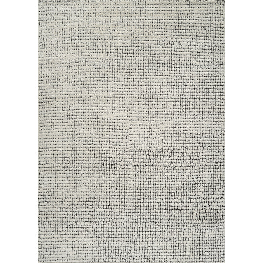 Tapis Scandinave Moderne Ivoire/Noir Cagliari