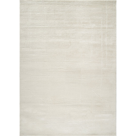 Tapis Scandinave Moderne Ivoire Bari
