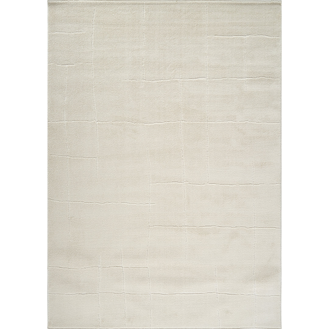 Tapis Scandinave Moderne Ivoire Prague