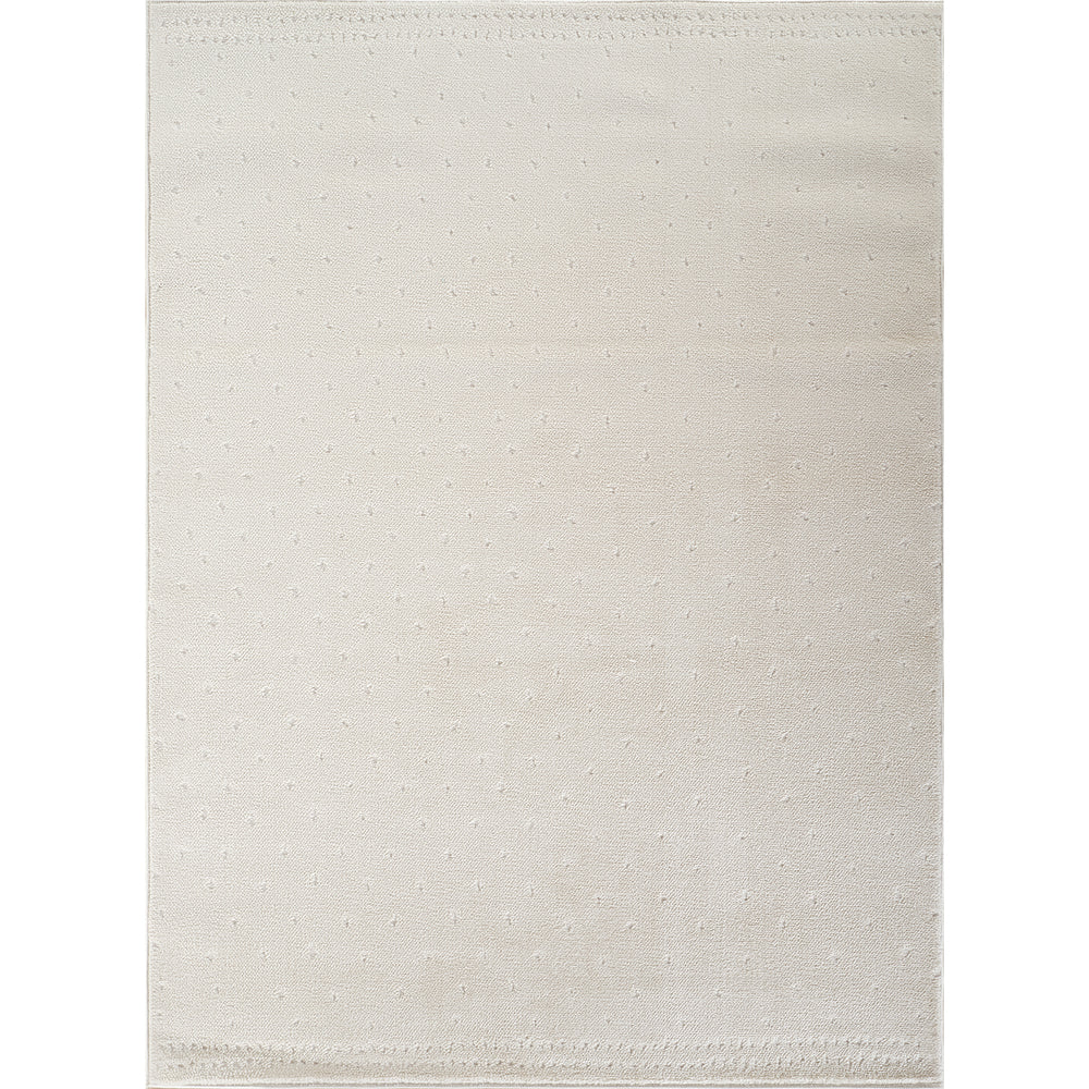 Tapis Scandinave à Pois Ivoire Busan