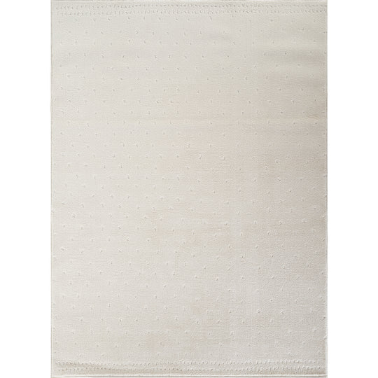 Tapis Scandinave à Pois Ivoire Busan