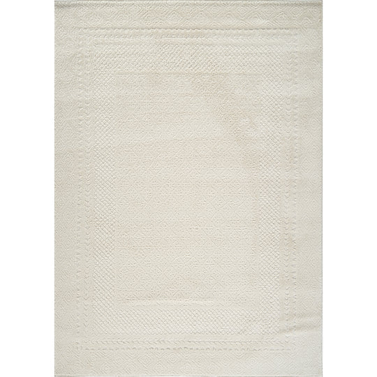 Tapis Scandinave Bohème Ivoire Monaco
