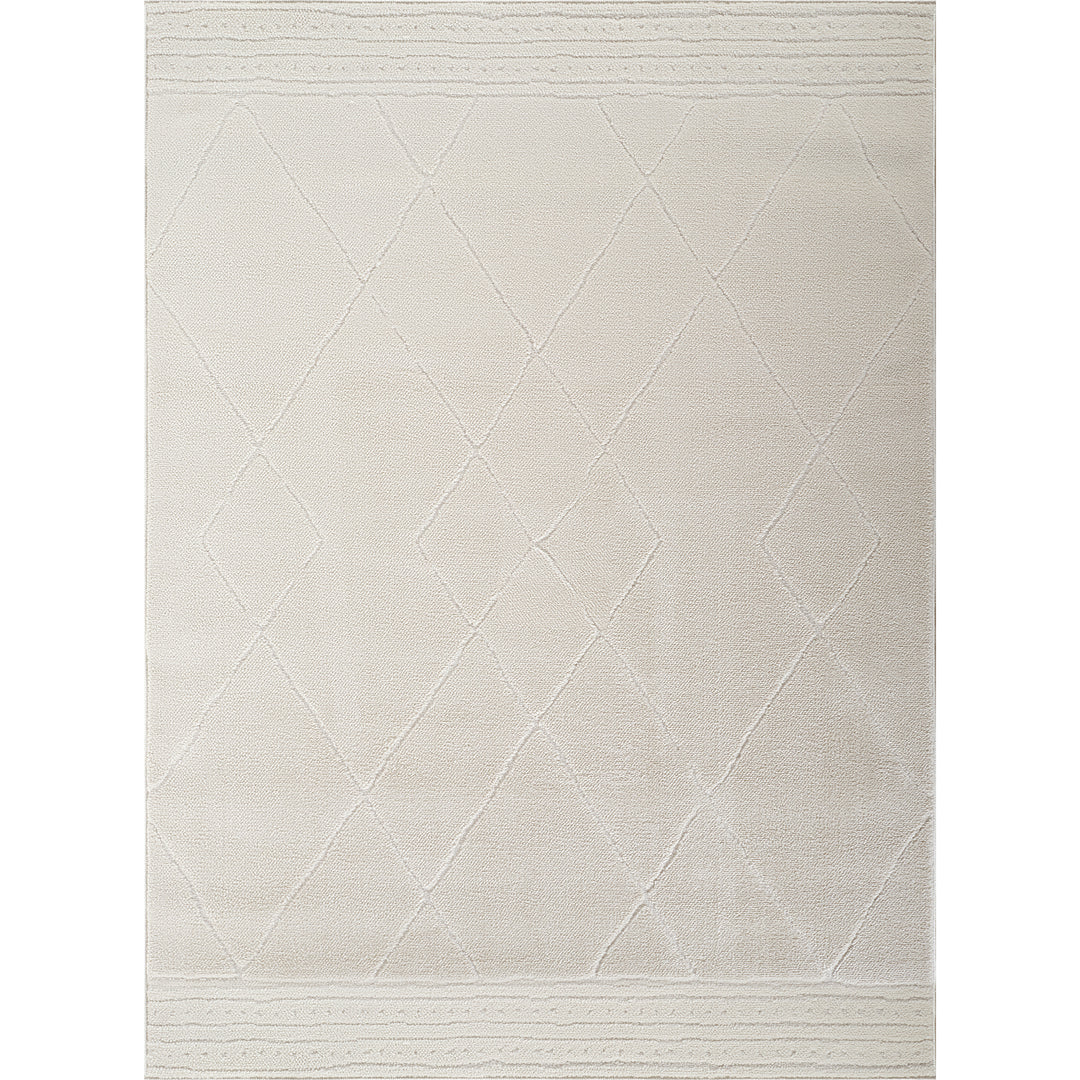 Tapis Berbère Ethnique Ivoire Habana