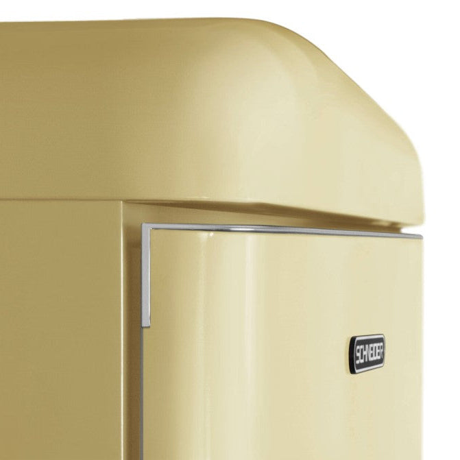 Réfrigérateur vintage 2 portes SCHNEIDER SCDD309VCR – 302 L – Crème