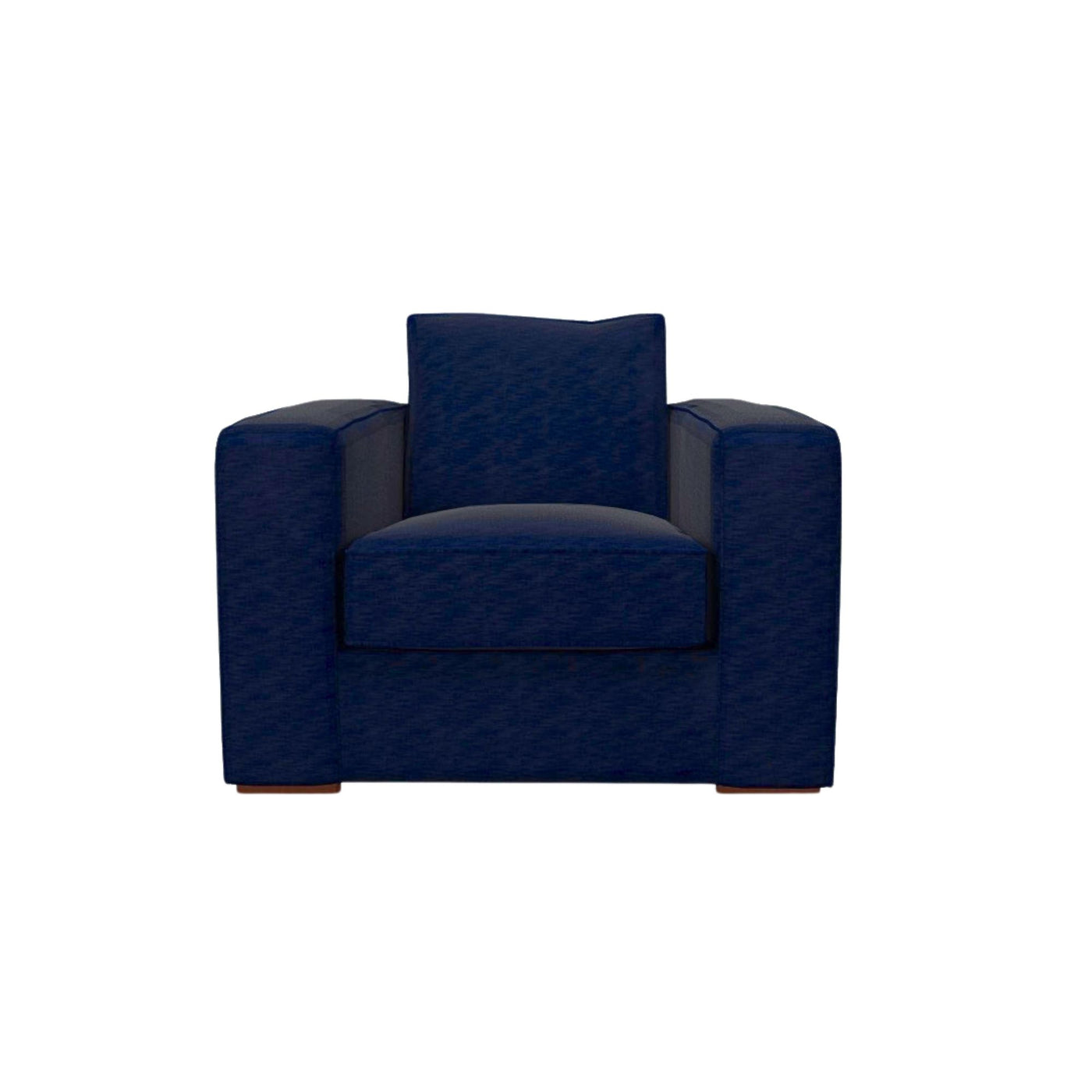 Fauteuil ALINEA California en tissu bleu marine