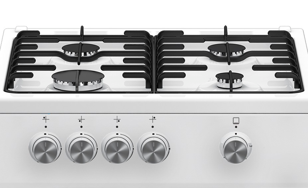 Cuisinière à gaz 4 foyers BEKO FSG52000DWC