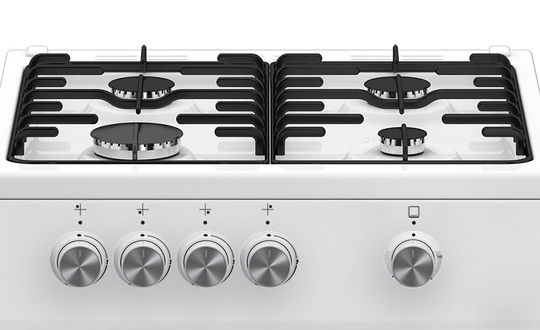 Cuisinière à gaz 4 foyers BEKO FSG52000DWC