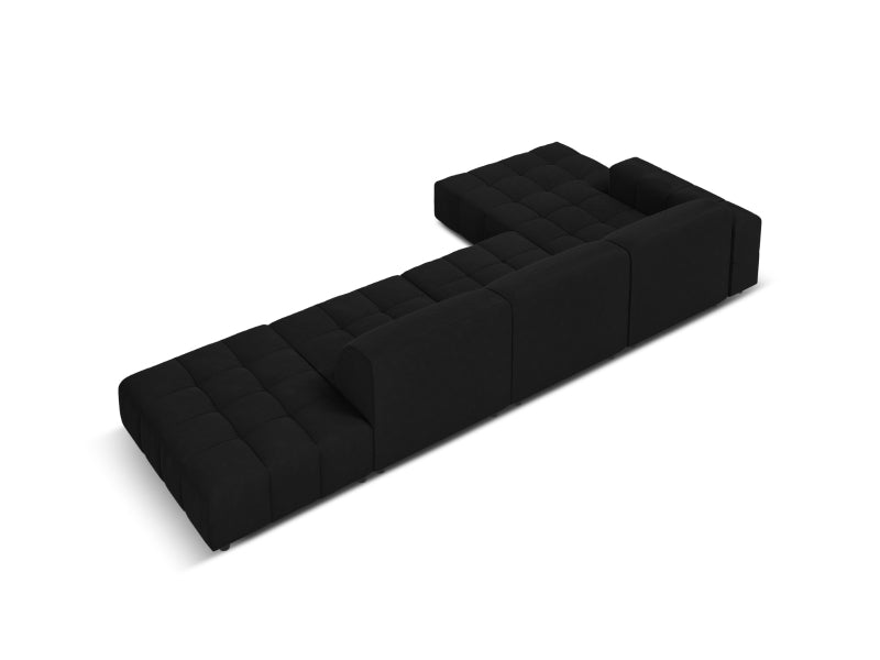 Canapé d'angle gauche fixe CXL BY CHRISTIAN LACROIX CXLLCO2F1LUC7 5 places Velours noir