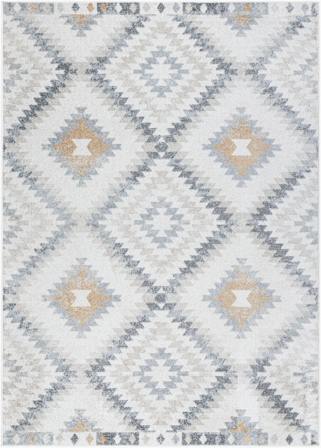 Tapis Scandinave Bohème Gris/Beige Bogor