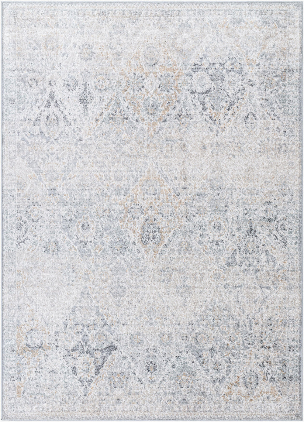 Tapis Vintage Oriental Gris/Bleu Cuzco