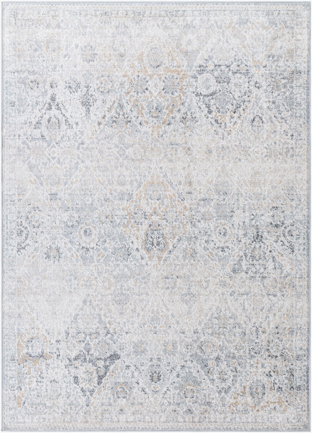 Tapis Vintage Oriental Gris/Bleu Cuzco