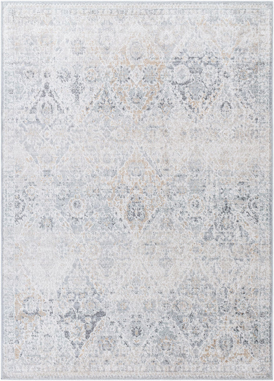 Tapis Vintage Oriental Gris/Bleu Cuzco