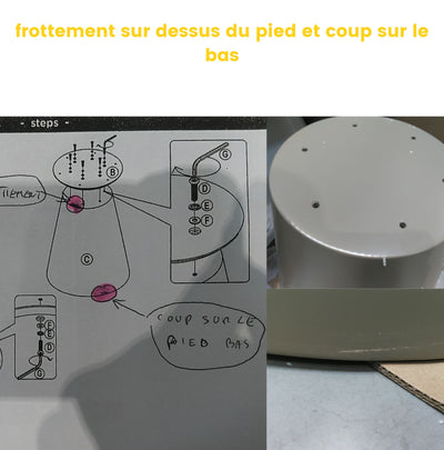 Table à manger DRAWER Jorre ronde en bois ø120 cm Taupe