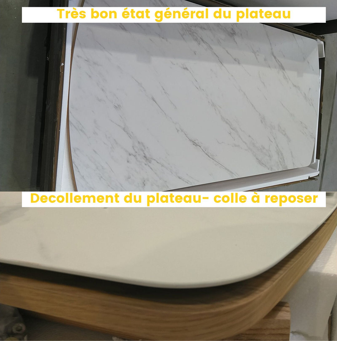 Table à manger 6 personnes en bois et céramique  Drawer - Léger défaut