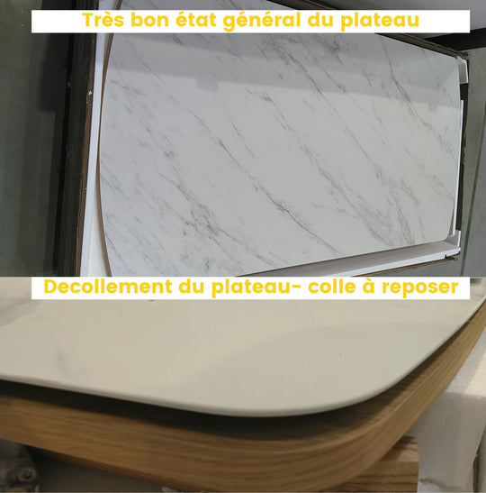 Table à manger 6 personnes en bois et céramique  Drawer - Léger défaut