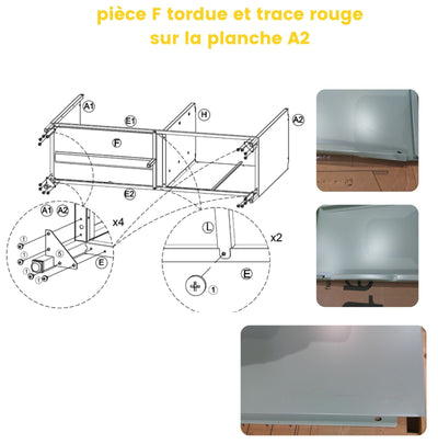 Buffet Zio 2 portes en métal vert menthe L140cm DRAWER