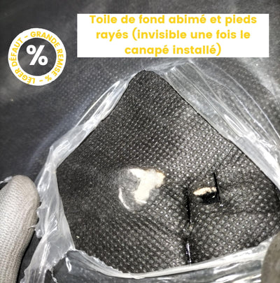 Canapé panoramique Bali noir - Cosmopolitan Design