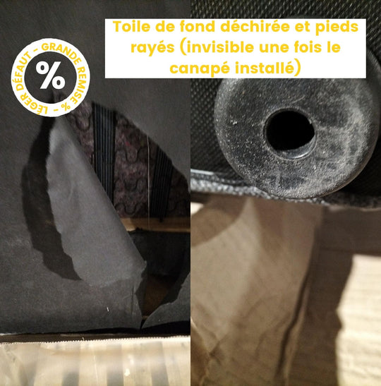 Canapé d'angle droit Lorella 4 places gris – Christian Lacroix