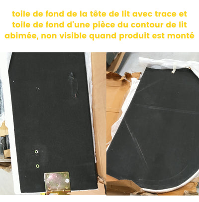 Lit coffre avec tête de lit 160x200cm Drawer