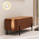 Banc coffre DRAWER en tissu et métal L100cm