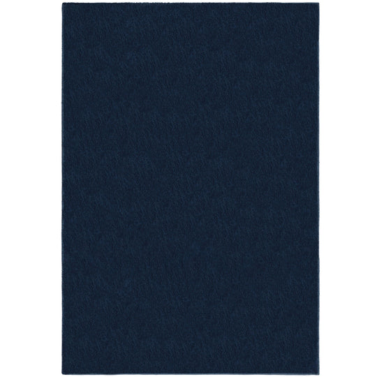 Tapis shaggy bleu marine poils courts