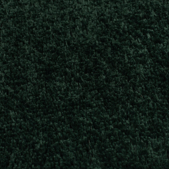 Tapis de couloir shaggy vert foncé poils courts 60x230cm