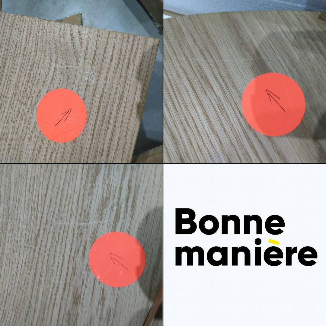 Table à manger extensible DRAWER Lea 4 à 8 personnes en bois clair ø120-200x120cm