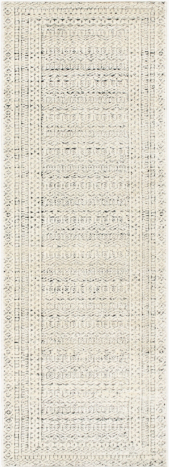 Tapis de Couloir Scandinave Bohème Ivoire/Gris Oita