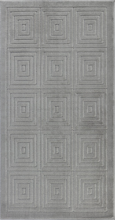 Tapis d'Intérieur/Extérieur Scandinave Moderne Gris Temara