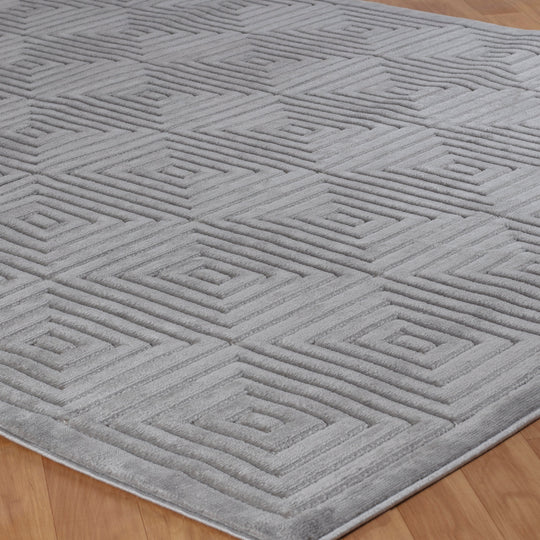 Tapis d'Intérieur/Extérieur Scandinave Moderne Gris Temara