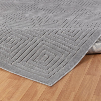 Tapis d'Intérieur/Extérieur Scandinave Moderne Gris Temara
