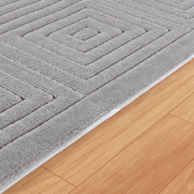 Tapis d'Intérieur/Extérieur Scandinave Moderne Gris Temara