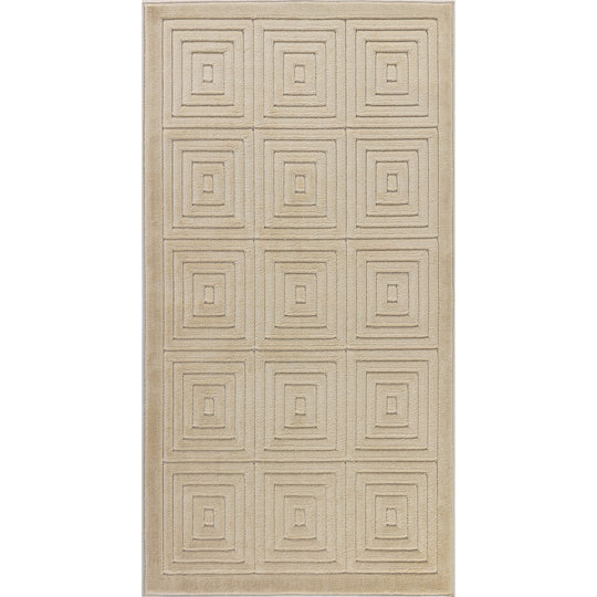 Tapis d'Intérieur/Extérieur Scandinave Moderne Beige Temara