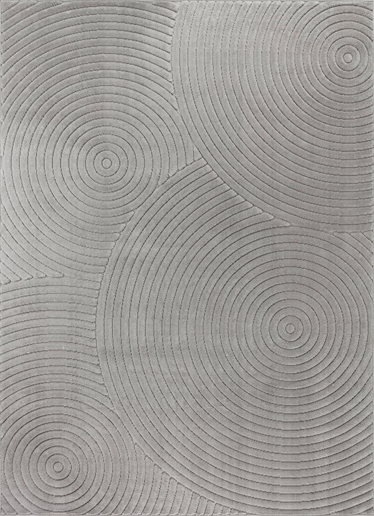 Tapis d'Intérieur/Extérieur Scandinave Moderne Gris Kaysa