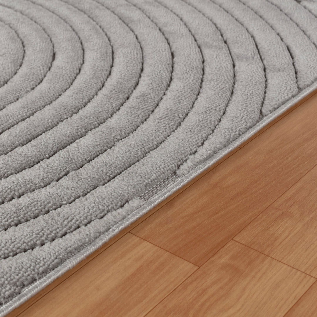 Tapis d'Intérieur/Extérieur Scandinave Moderne Gris Kaysa