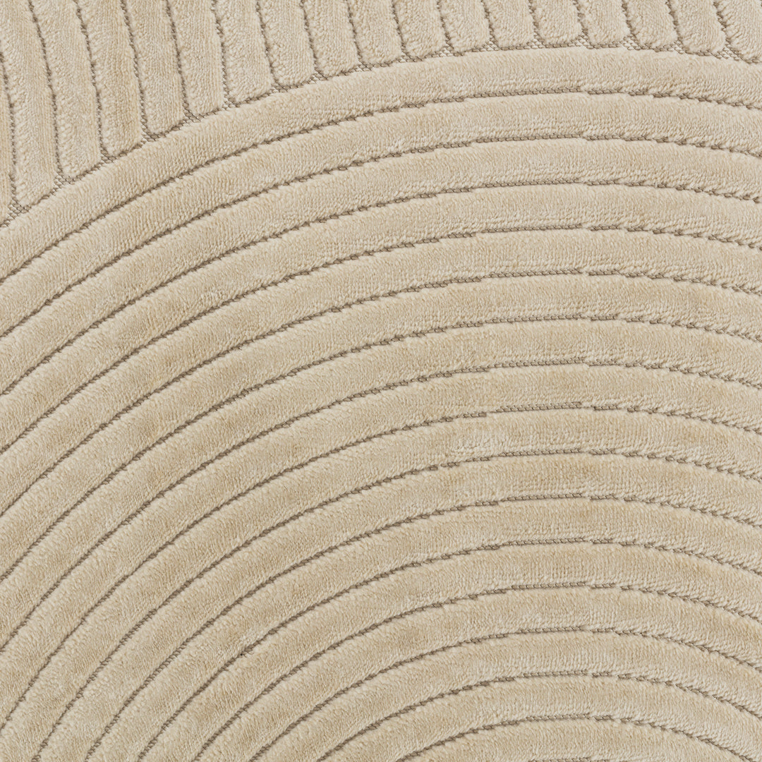 Tapis d'Intérieur/Extérieur Scandinave Moderne Beige Kaysa