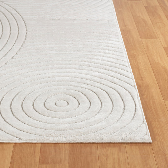Tapis d'Intérieur/Extérieur Scandinave Moderne Blanc  Kaysa