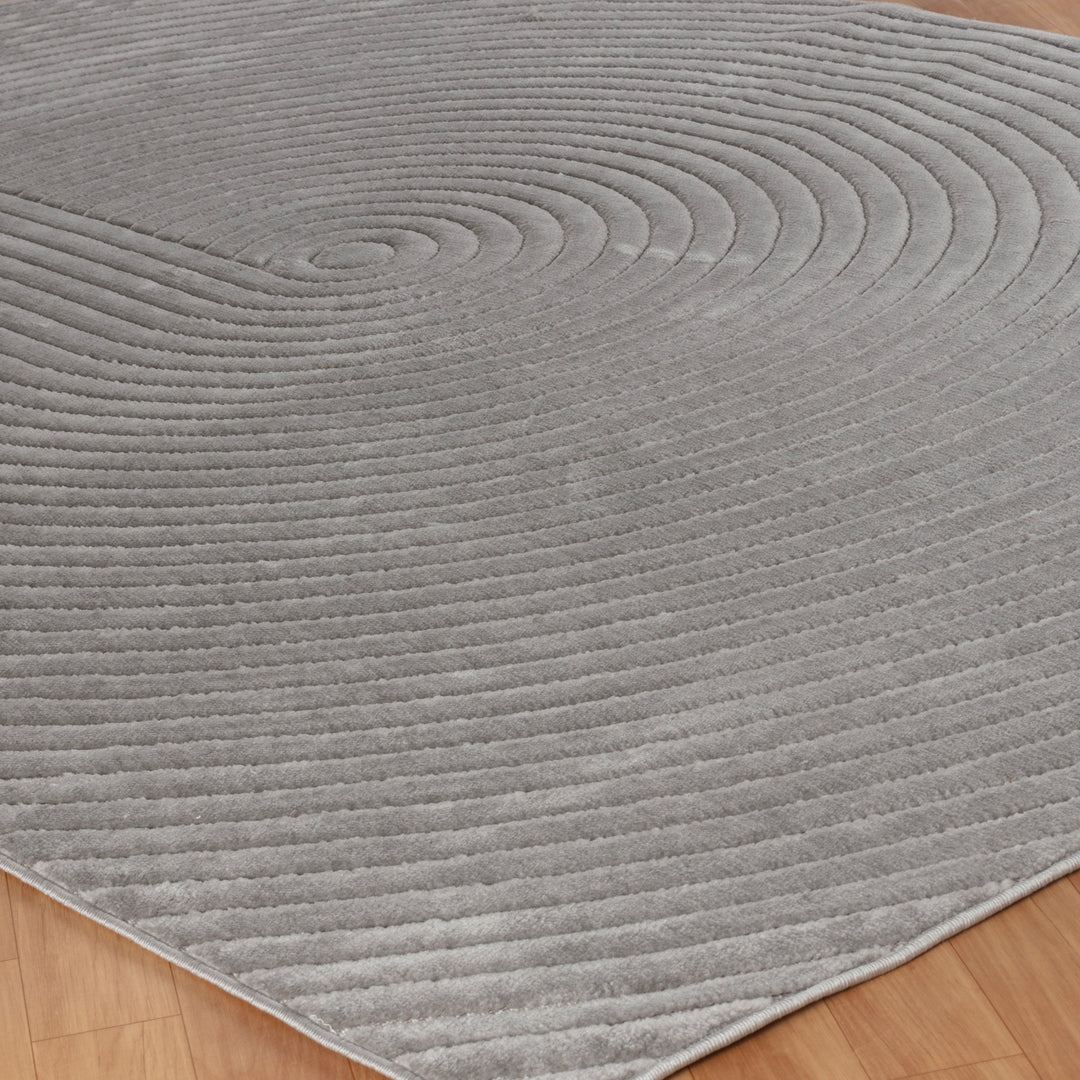 Tapis d'Intérieur/Extérieur Yoe Scandinave Moderne Gris