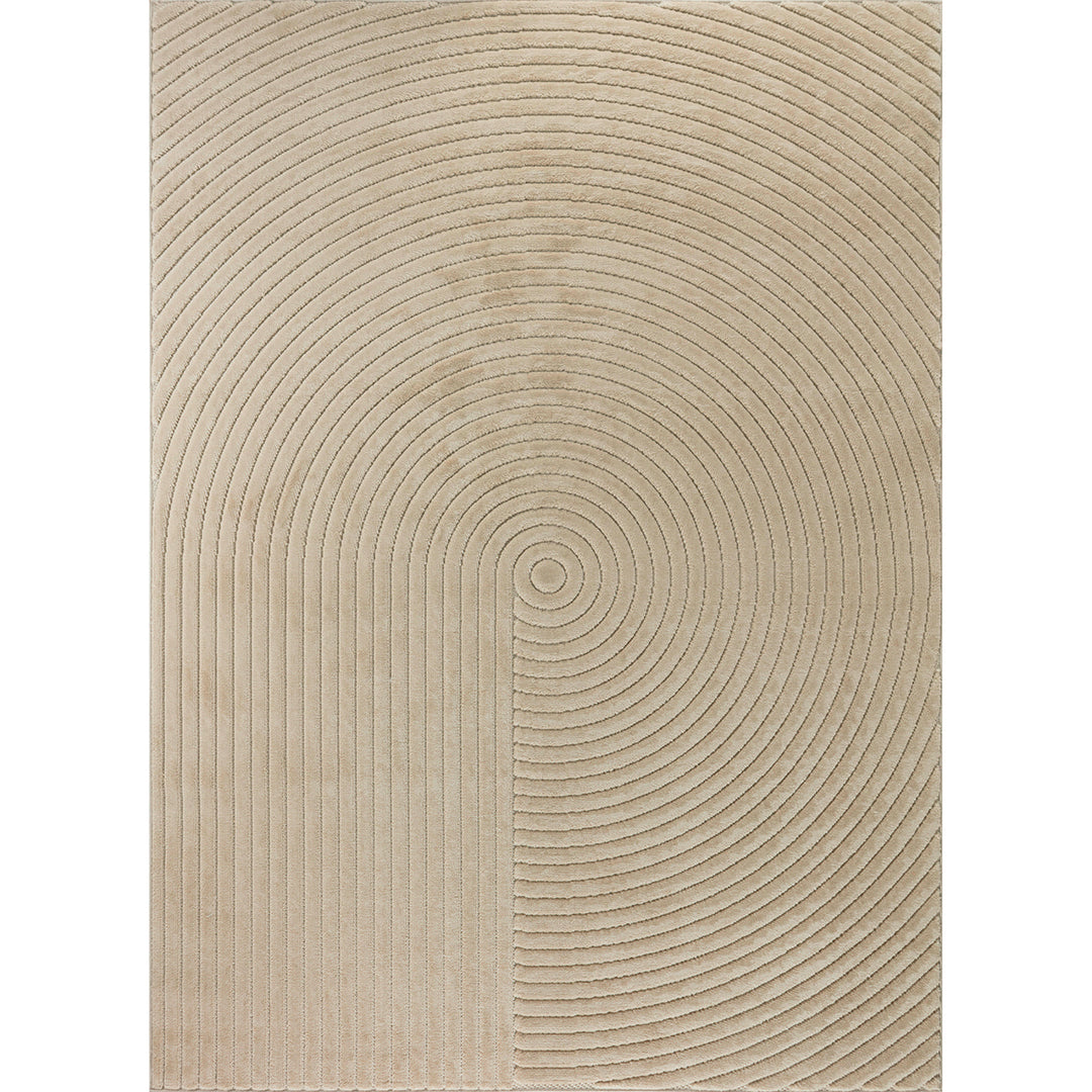 Tapis d'Intérieur/Extérieur Yoe Scandinave Moderne Beige