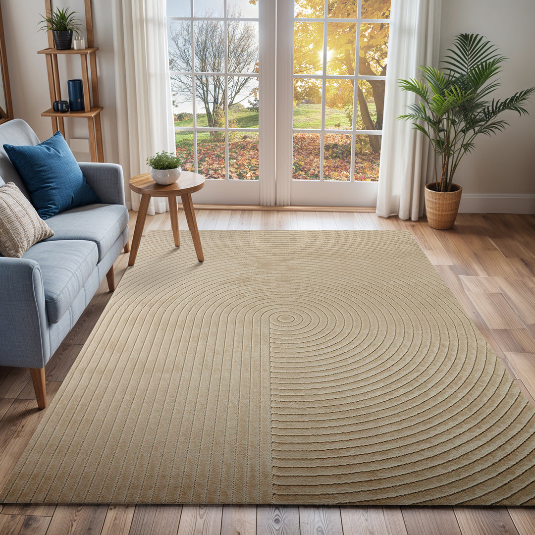 Tapis d'Intérieur/Extérieur Yoe Scandinave Moderne Beige