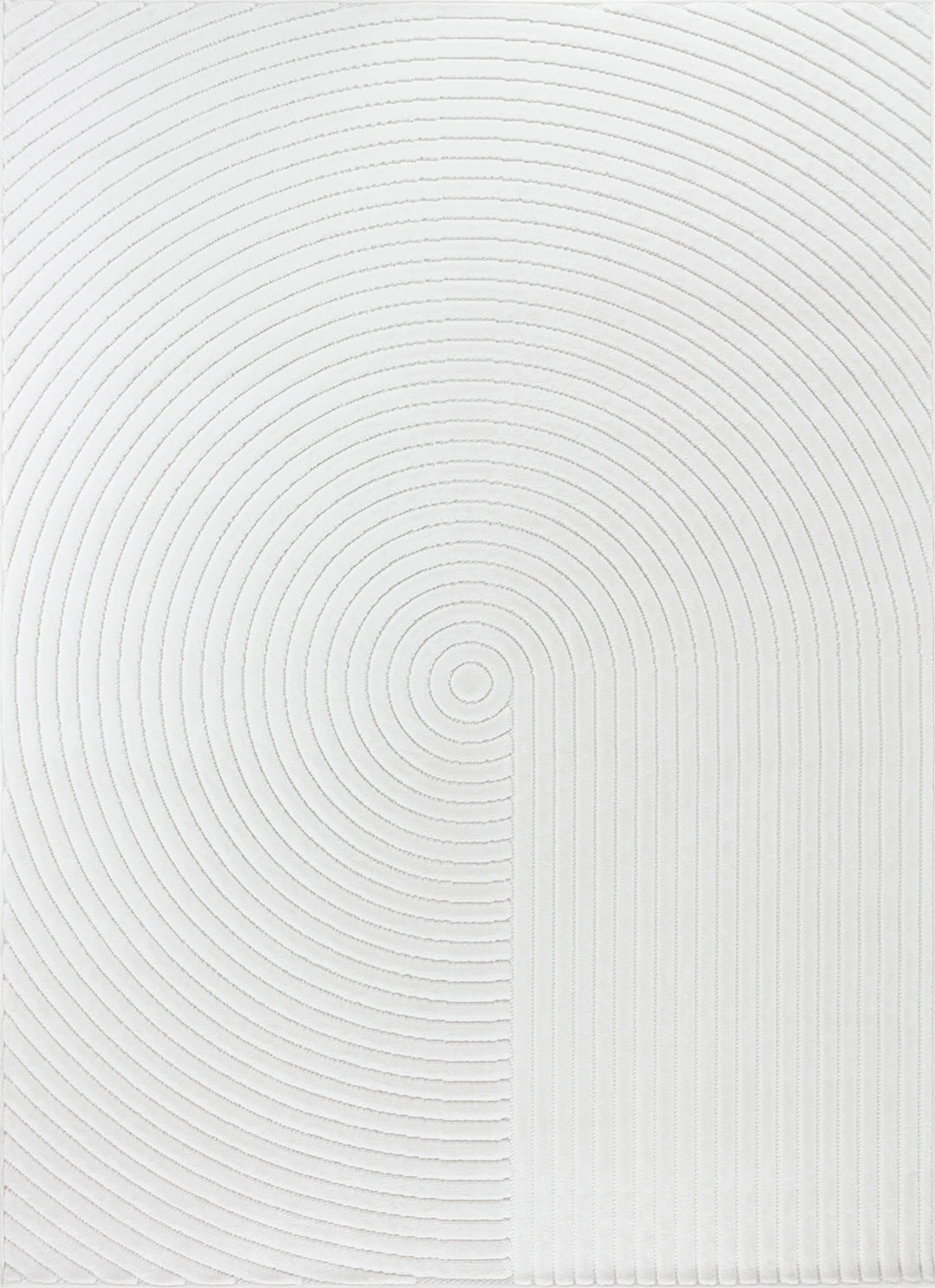 Tapis d'Intérieur/Extérieur Yoe Scandinave Moderne Blanc