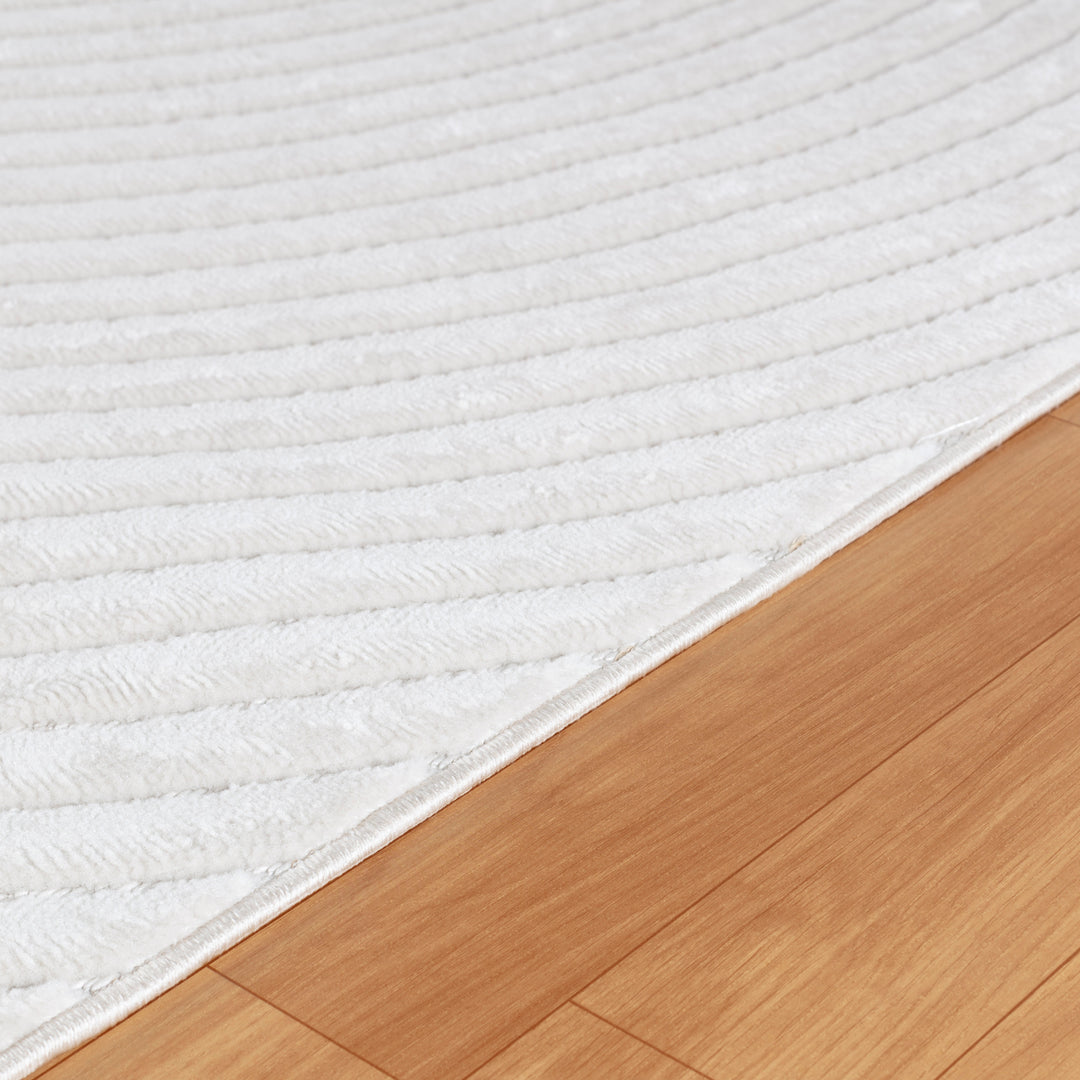 Tapis d'Intérieur/Extérieur Yoe Scandinave Moderne Blanc